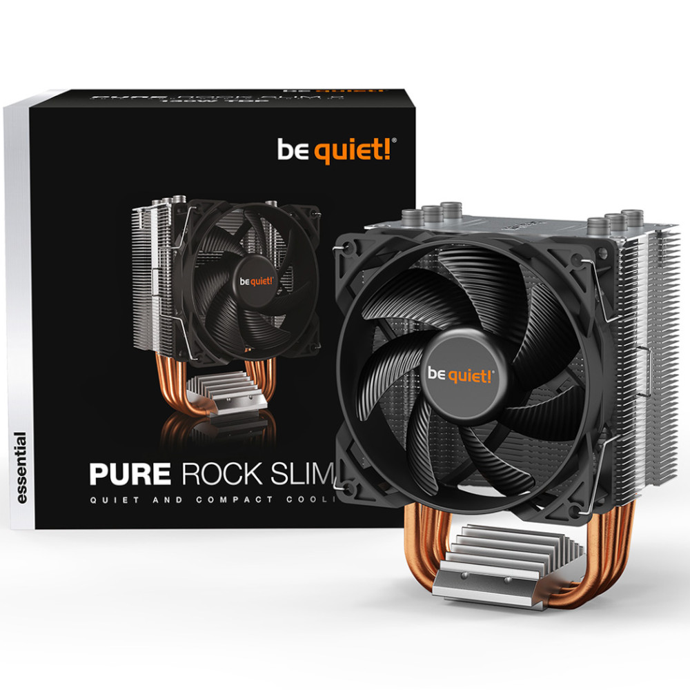 be quiet! Pure Rock Slim 2 Cooler - OcUK CPU 92mm 