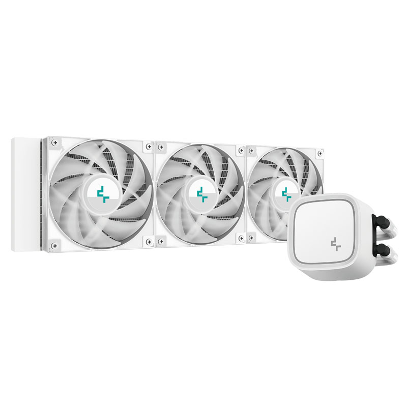 DeepCool - DeepCool LE720 All In One ARGB White CPU Water Cooler - 360mm