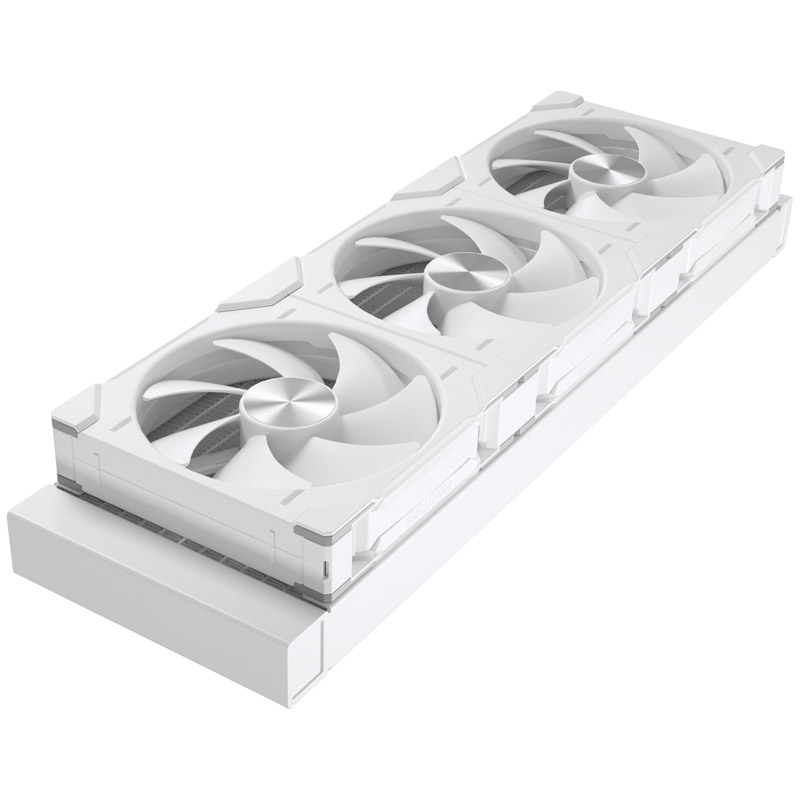 Phanteks - Phanteks Glacier One 420D30 White RGB All In One CPU Water Cooler - 420mm
