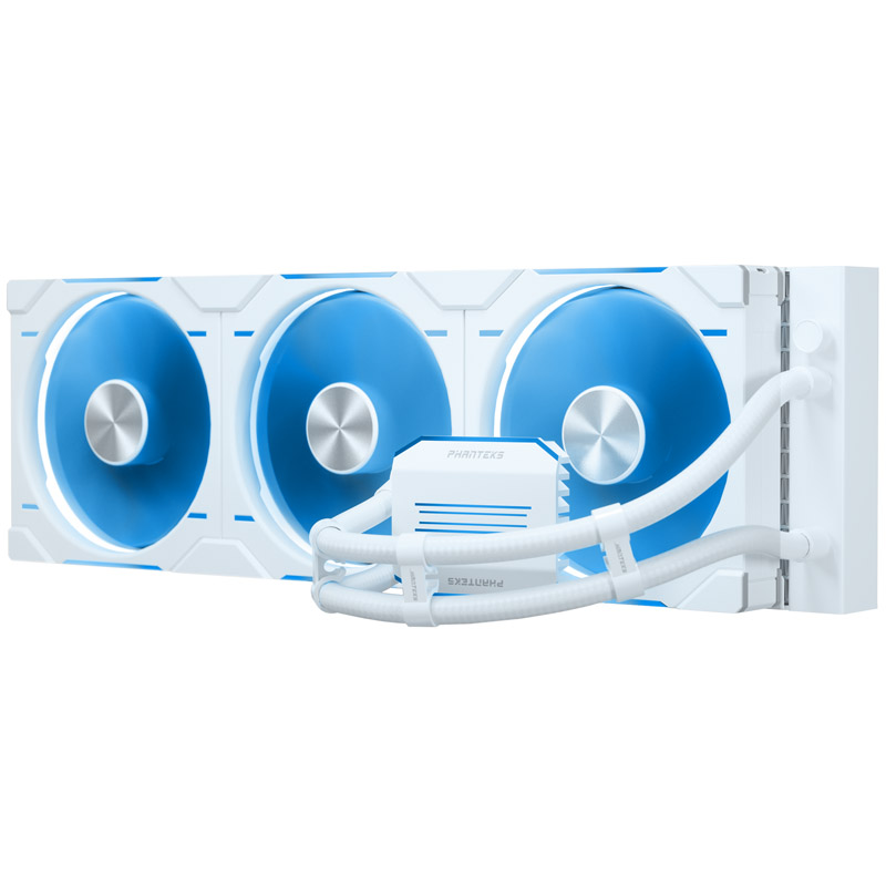 Phanteks - Phanteks Glacier One 420D30 White RGB All In One CPU Water Cooler - 420mm