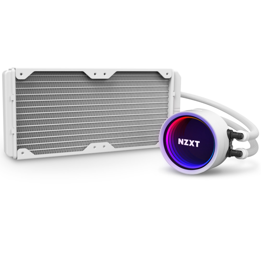 NZXT - NZXT Kraken X53 RGB WHITE AIO CPU Water Cooler - 240mm