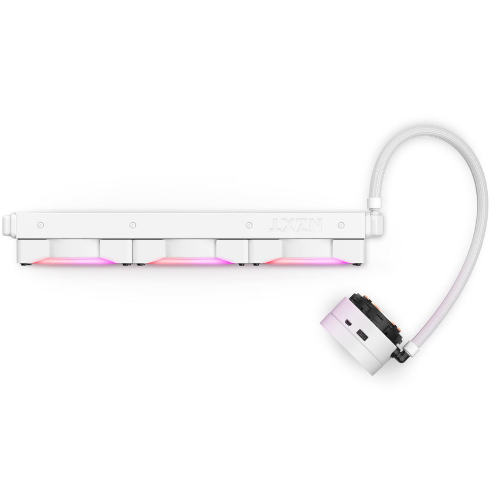 NZXT Kraken X73 RGB WHITE AIO CPU Water Cooler - 360mm | OcUK