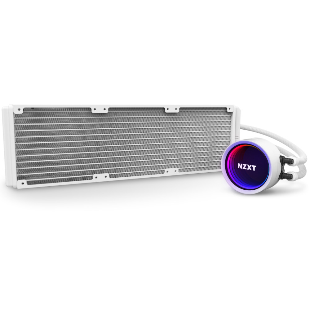 NZXT - NZXT Kraken X73 RGB WHITE AIO CPU Water Cooler - 360mm