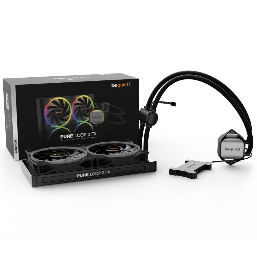 be quiet! - be quiet! Pure Loop 2 FX 280 ARGB High Performance CPU Water Cooler - 280mm