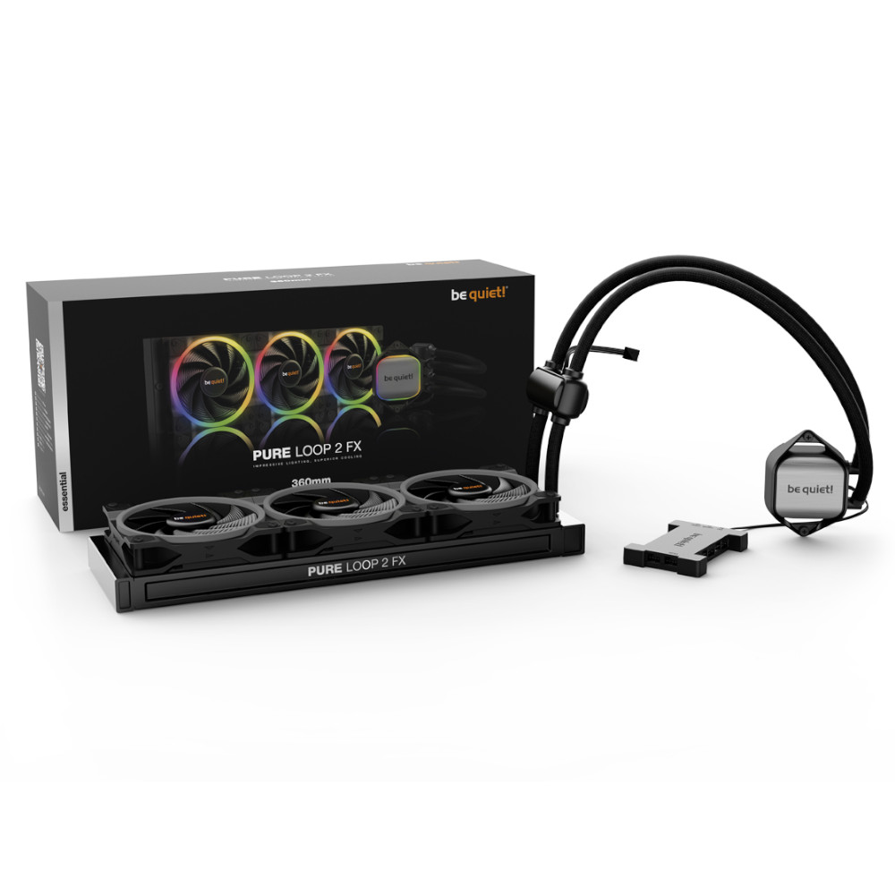 be quiet! - be quiet! Pure Loop 2 FX 360 ARGB High Performance CPU Water Cooler - 360mm