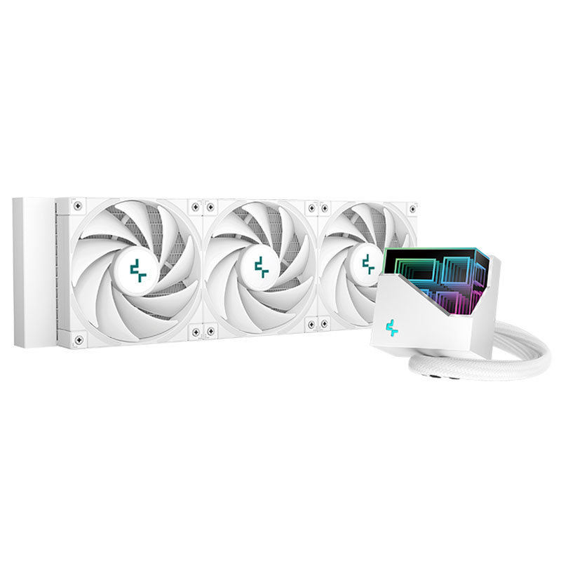 DeepCool LT720 All In One White CPU Water Cooler - 360mm