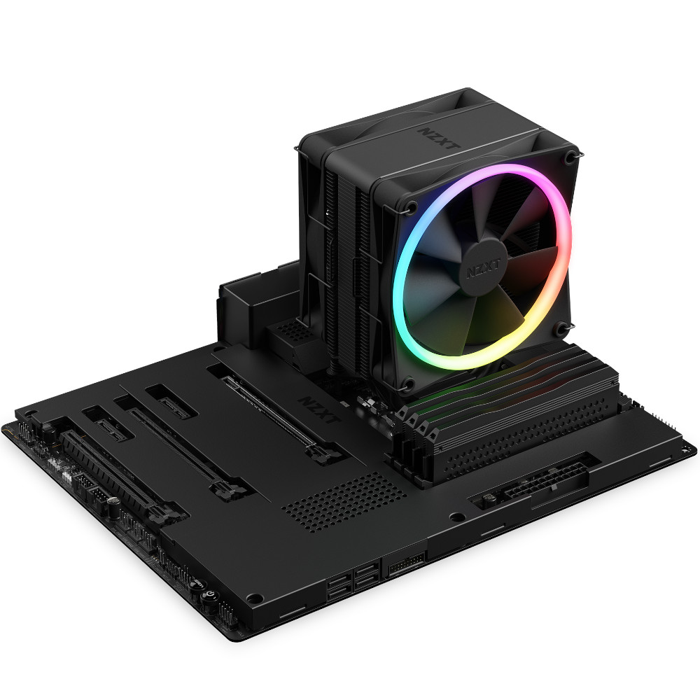 toezicht houden op roltrap Zuiver NZXT T120 RGB Performance 120mm CPU Cooler - Black | OcUK