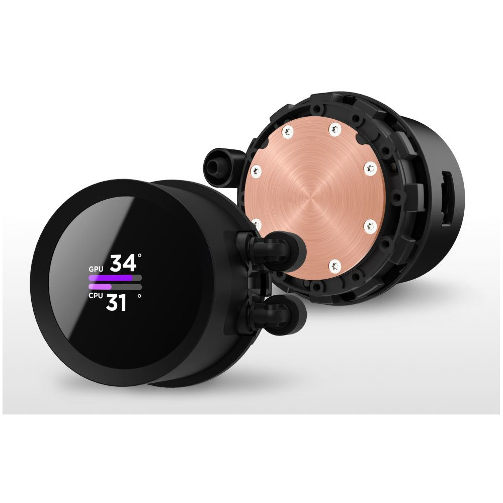 NZXT - NZXT Kraken 360 Black RGB AIO CPU Water Cooler - 360mm