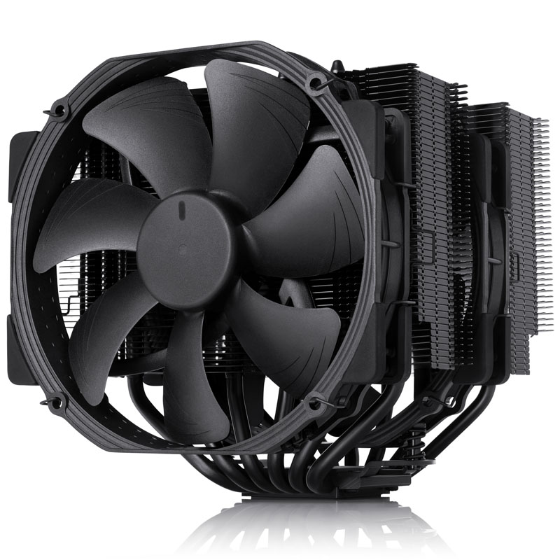 B Grade Noctua NH-D15 Chromax Pure Black CPU Cooler with Dual 140m Fans