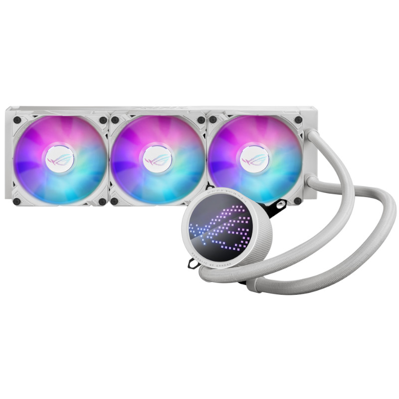ASUS ROG Ryuo III 360 White Performance AIO CPU Liquid Cooler with OLED Display - 360mm