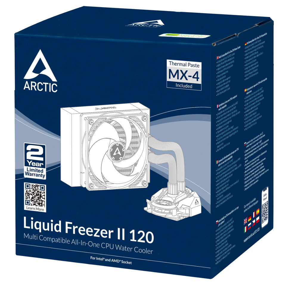 Arctic - Arctic Liquid Freezer II High Performance CPU Water Cooler - 120mm