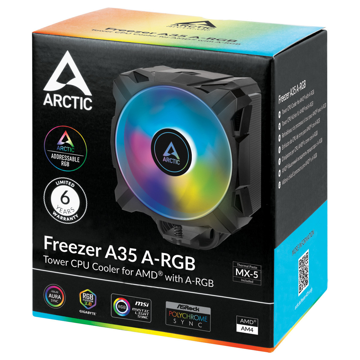 Arctic - Arctic Freezer A35 ARGB AM4/AM5 CPU Cooler