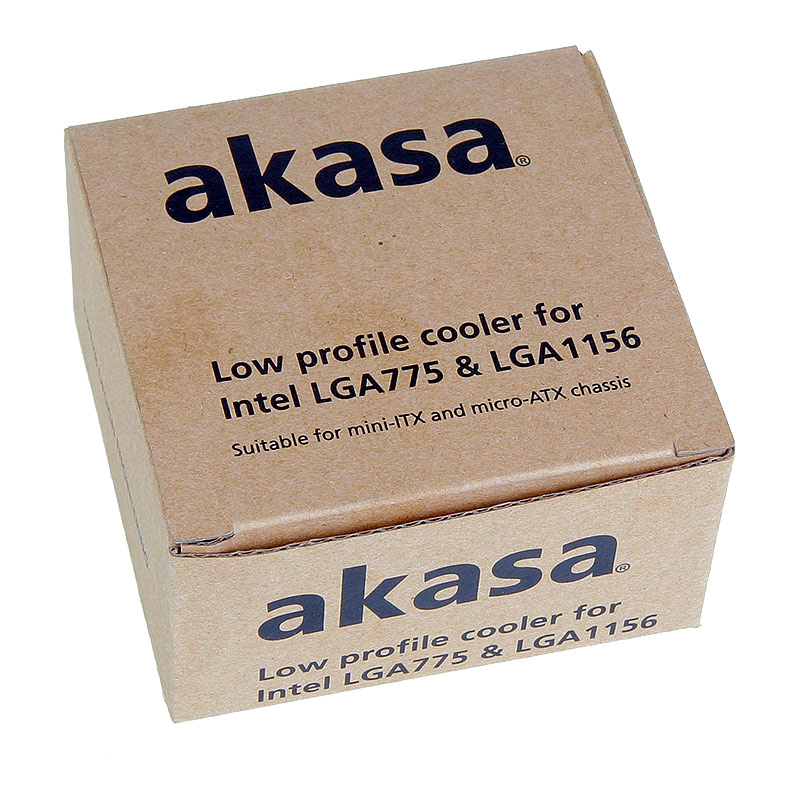 Akasa - Akasa Low Profile Intel AK-CCE-7106HP CPU Cooler - 74mm
