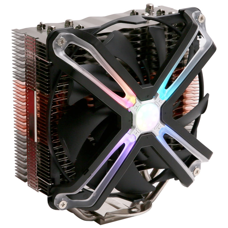Zalman - Zalman CNPS17X RGB CPU Cooler with 140mm Fan - Black