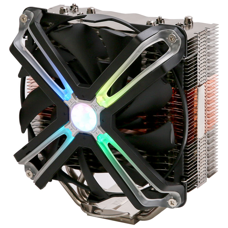 Zalman - Zalman CNPS17X RGB CPU Cooler with 140mm Fan - Black