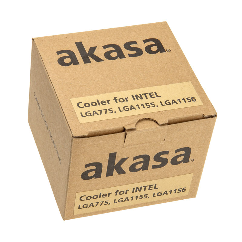 Akasa - Akasa AK-CCE-7101CP CPU Cooler with Ball Bearing for 775 / 115X - 92mm