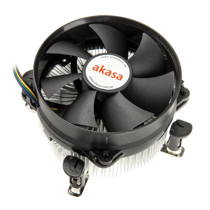 Akasa - Akasa AK-CCE-7101CP CPU Cooler with Ball Bearing for 775 / 115X - 92mm