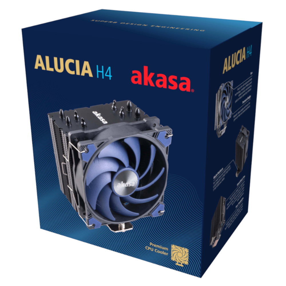 Akasa - Akasa Alucia H4 Plus Premium CPU Cooler