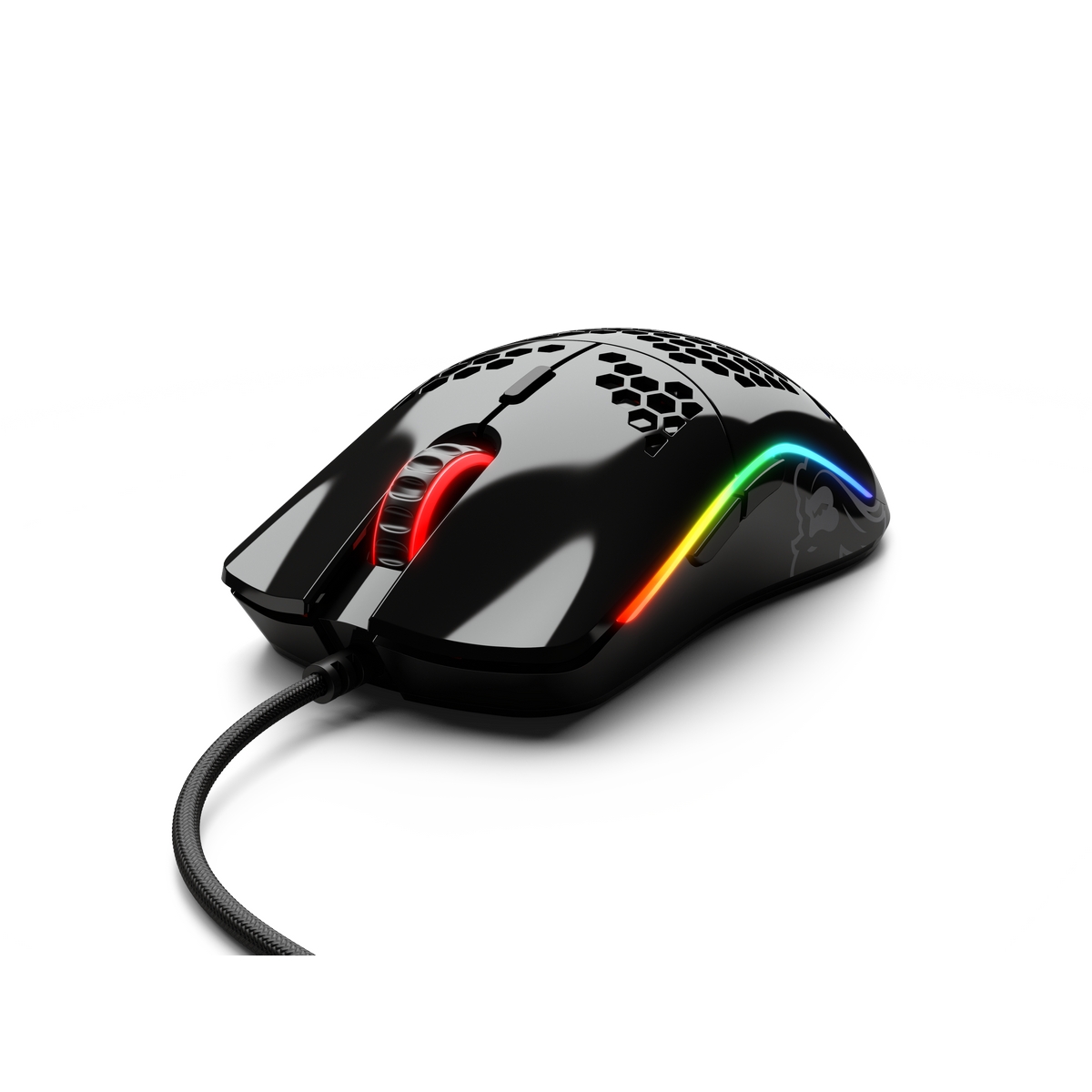 Glorious Model O USB RGB Odin Gaming Mouse - Glossy Black (GO-GBLACK)