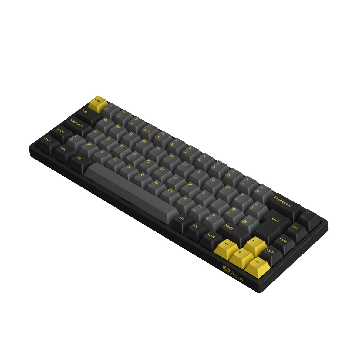 AKKO 3068B Plus Black&Gold USB RGB Mechanical Gaming Keyboard CS Jelly Pink Switch UK ISO