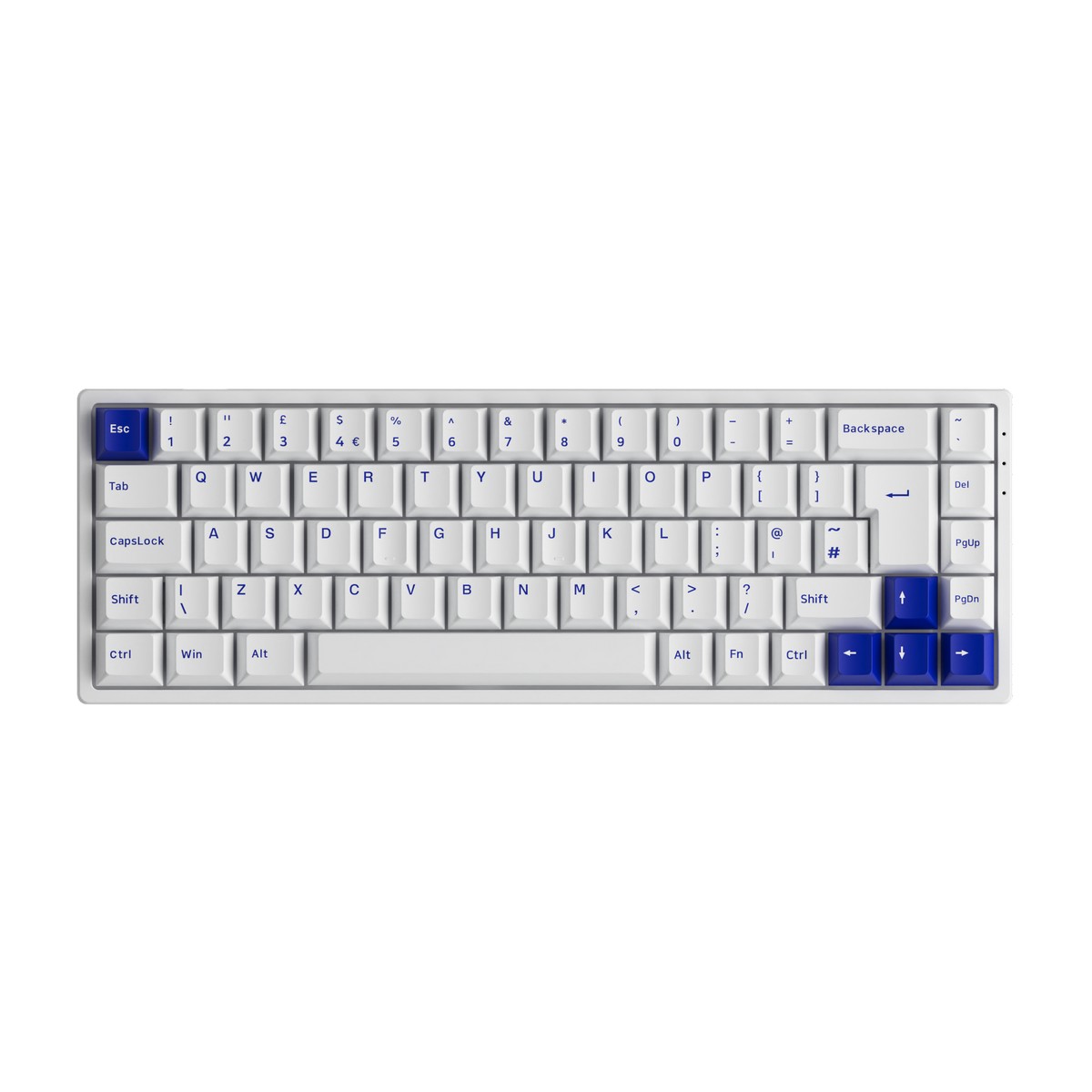Akko - AKKO 3068B Plus White&Blue USB RGB Mechanical Gaming Keyboard CS Jelly Pink Switch UK ISO