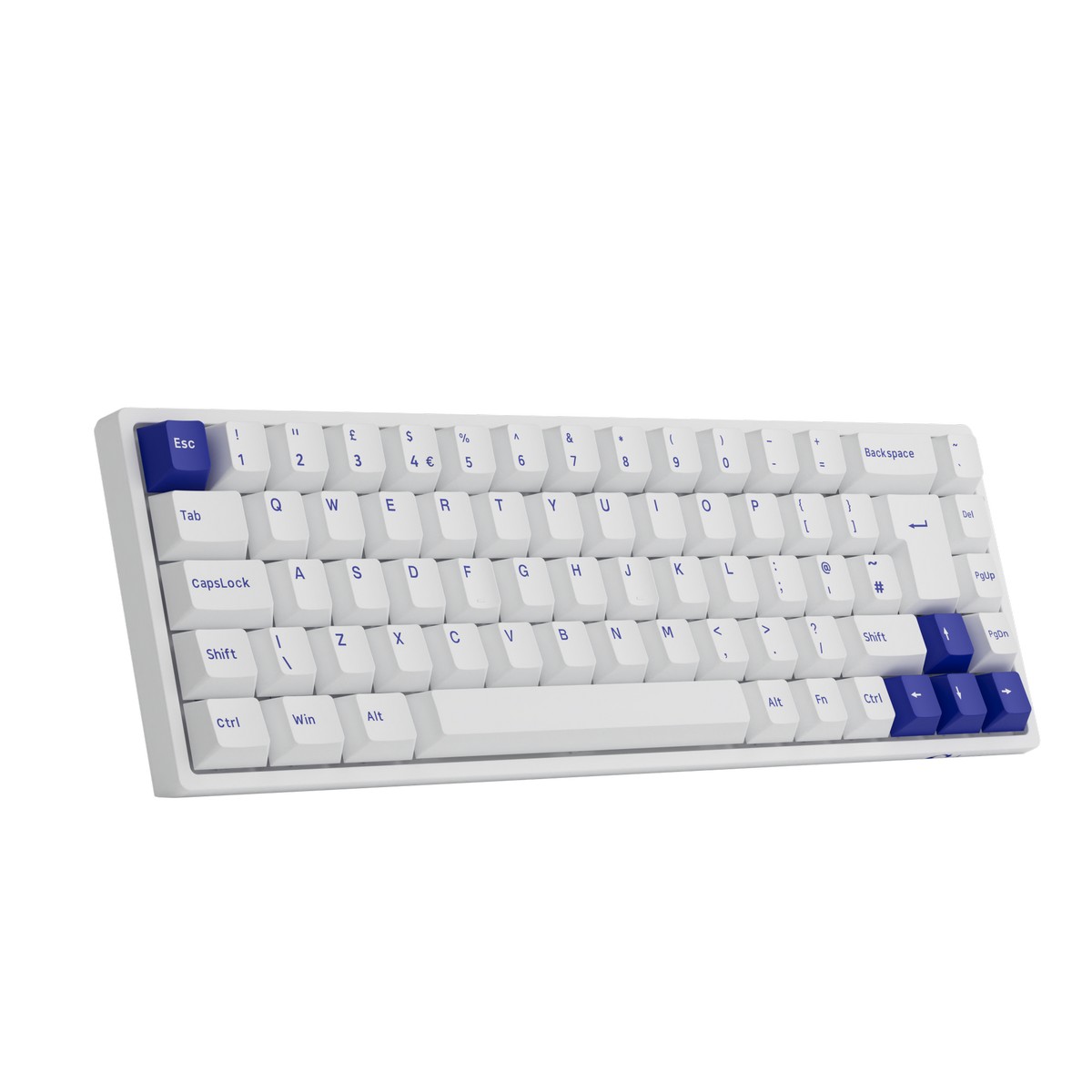 Akko - AKKO 3068B Plus White&Blue USB RGB Mechanical Gaming Keyboard CS Jelly Purple Switch UK ISO