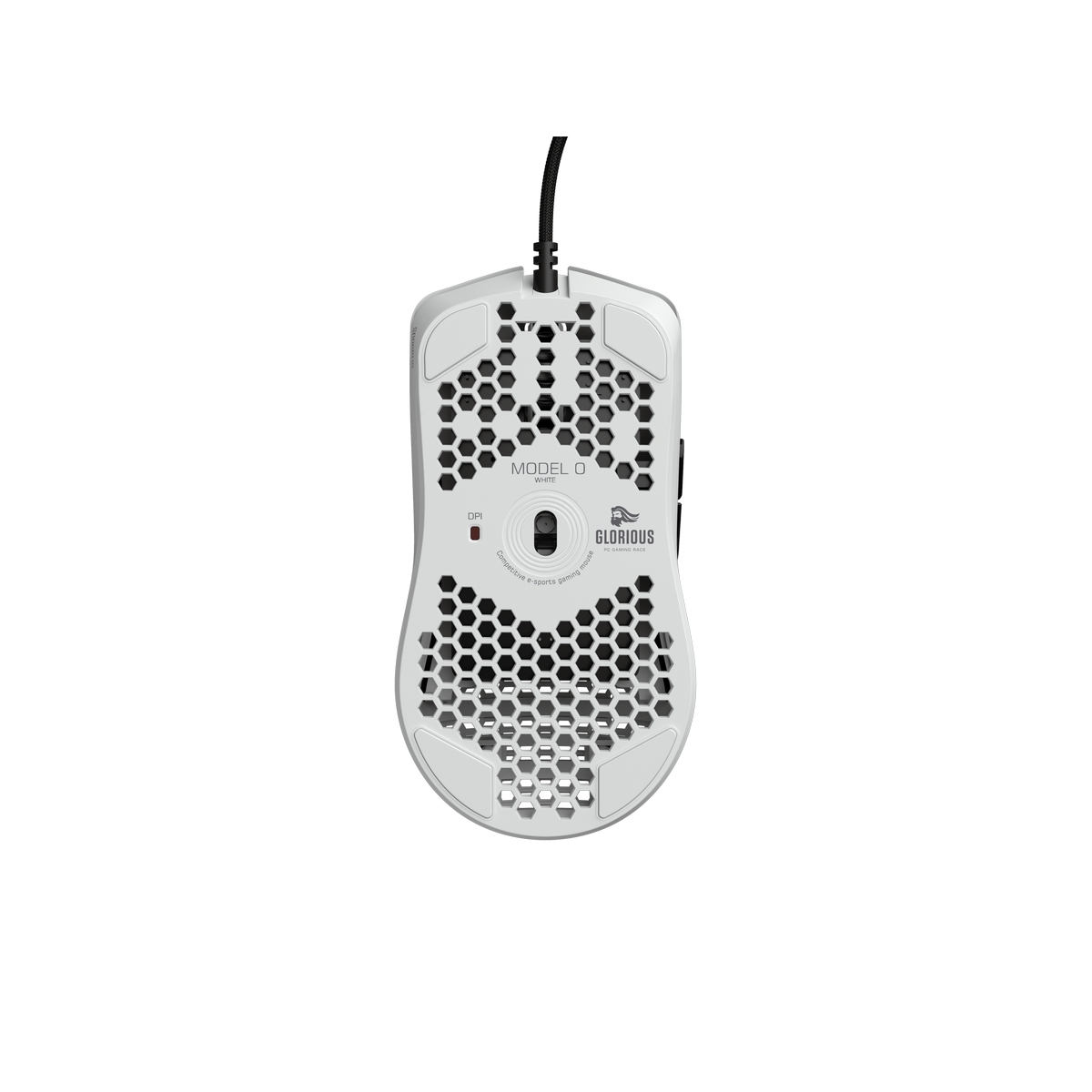 Glorious Gaming Mouse - Model O Matte White 67 g Superlight Honeycomb USB Gaming  Mouse 
