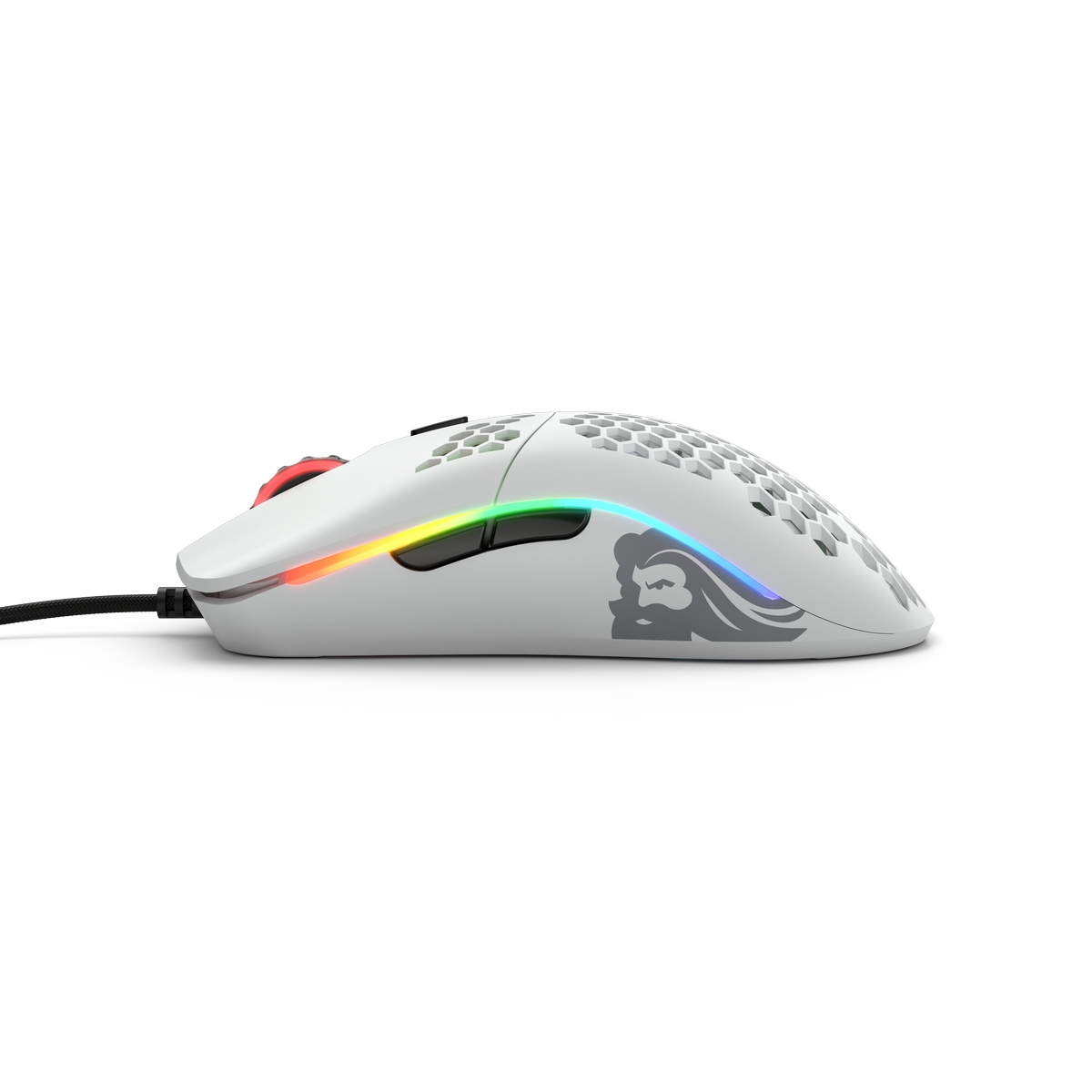 Glorious - Glorious Model O USB RGB Odin Gaming Mouse - Matte White (GO-WHITE)