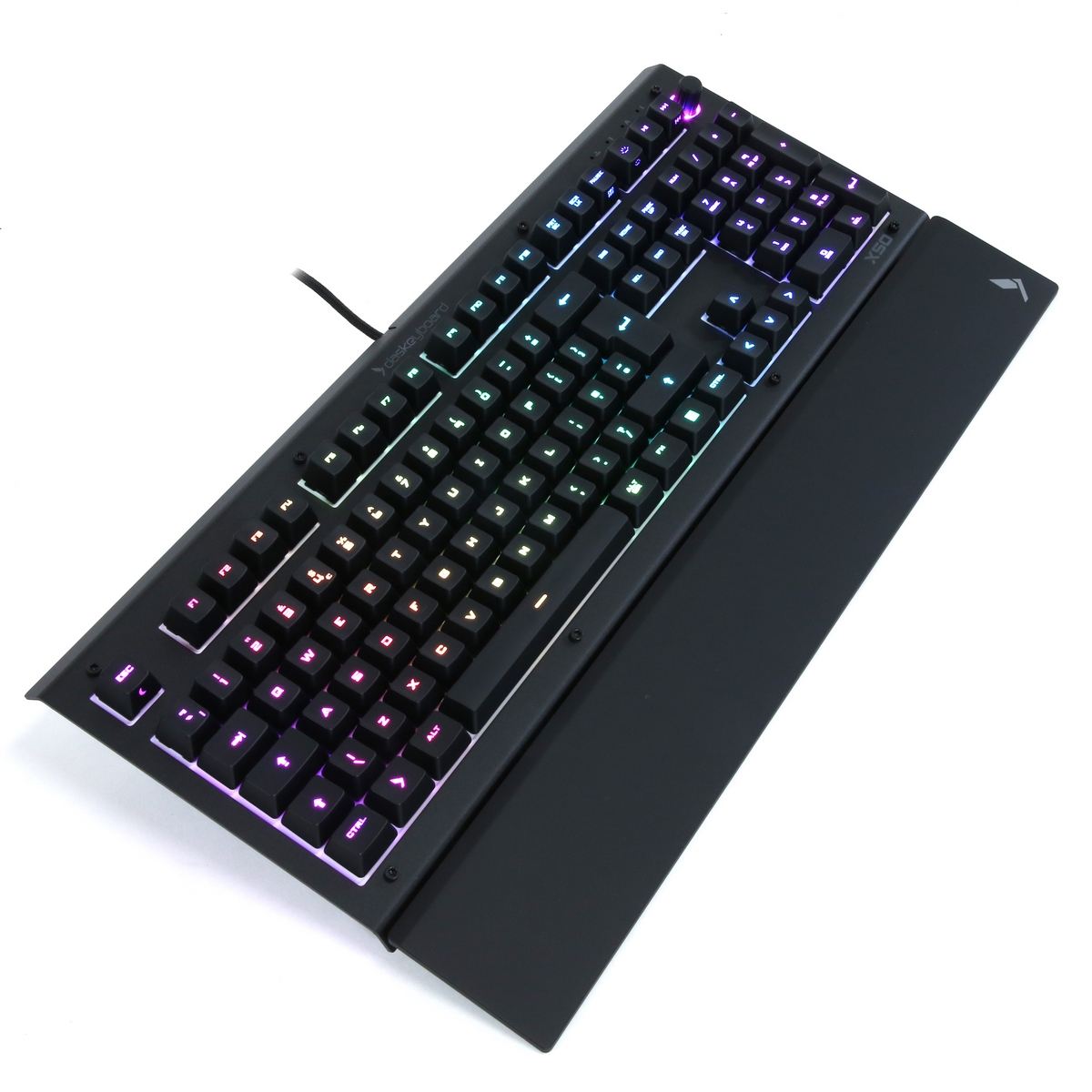 Das Keyboard - Das Keyboard X50Q USB RGB Soft Tactile Mechanical Gaming Keyboard UK Layout