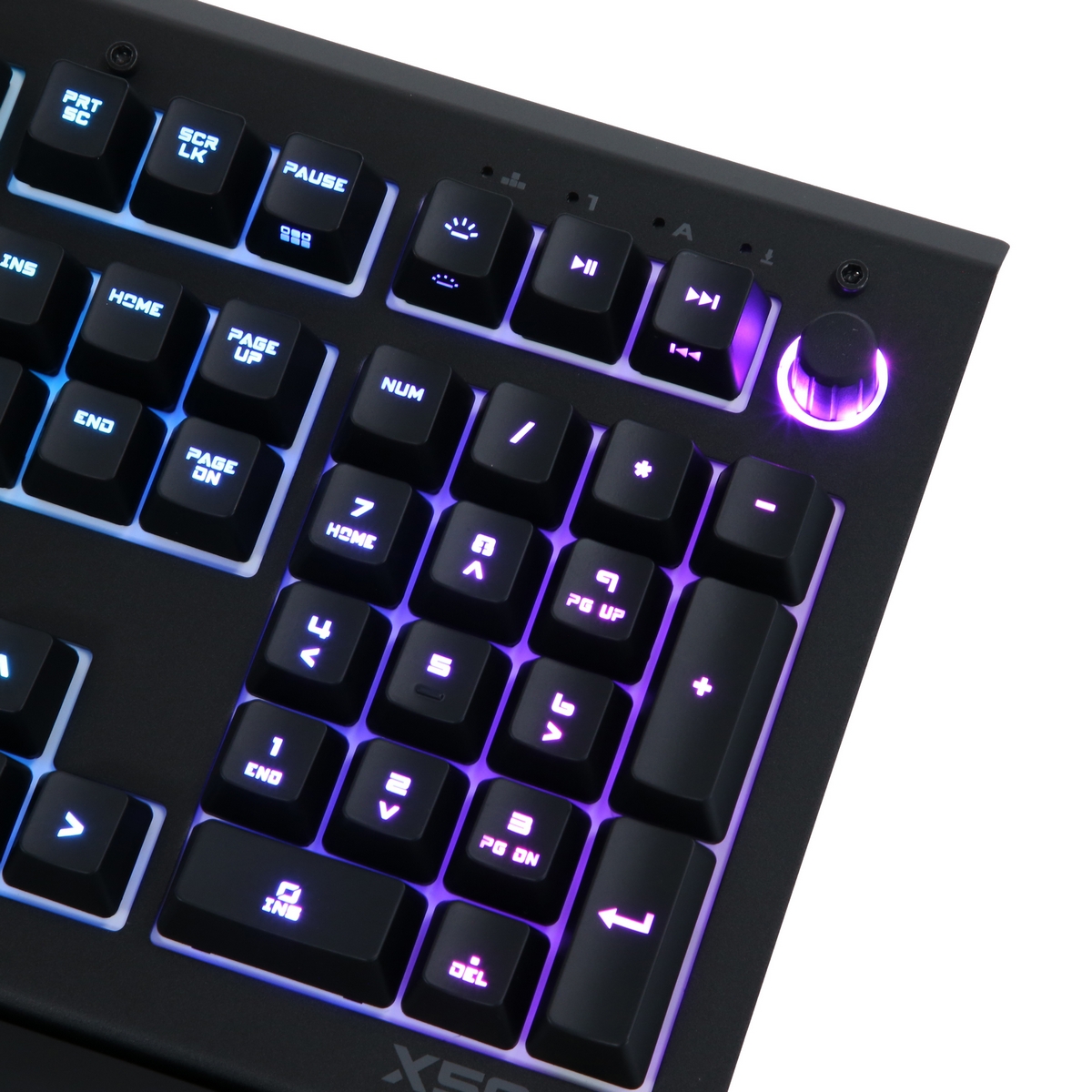 Das Keyboard - Das Keyboard X50Q USB RGB Soft Tactile Mechanical Gaming Keyboard UK Layout