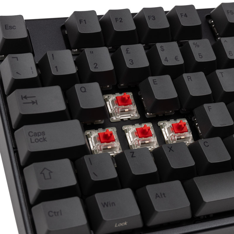 Varmilo - Varmilo VEA88 Charcoal TKL Gaming Keyboard, MX-Red, White-LED - UK Layout