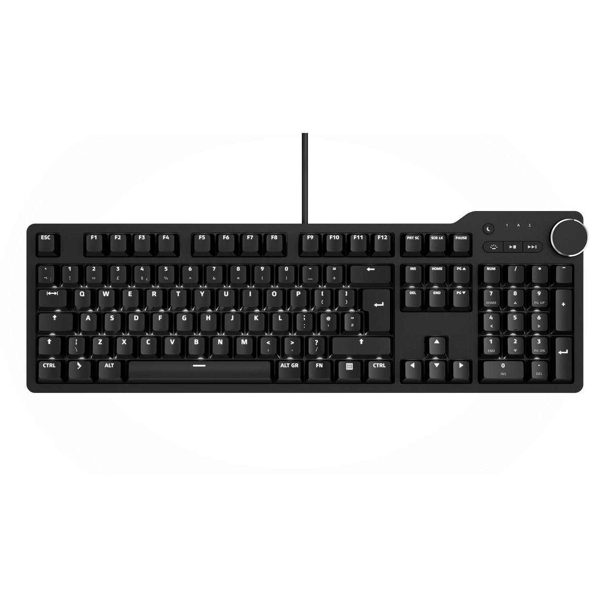 Das Keyboard Pro 6 Mechanical Gaming Keyboard Cherry MX Brown UK Layout (DK6ABSLEDMXBUKX)