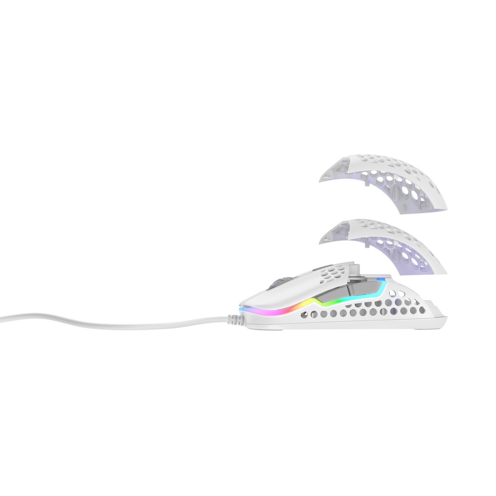 Cherry Xtrfy - Cherry Xtrfy M42 Ultra-Light Optical USB RGB Gaming Mouse - White (M42-RGB-WHITE)
