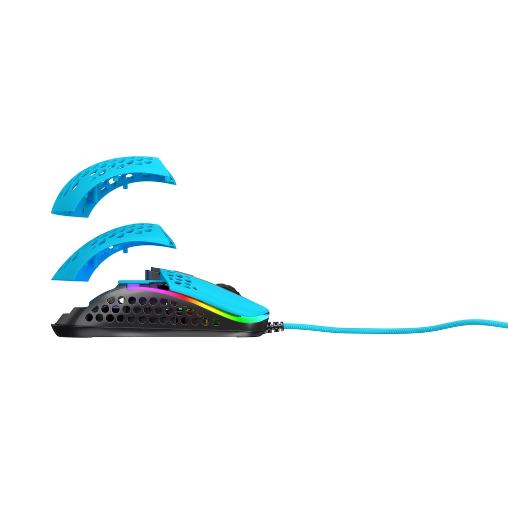 Cherry Xtrfy - Cherry Xtrfy M42 Ultra-Light Optical USB RGB Gaming Mouse - Blue (M42-RGB-BLUE)