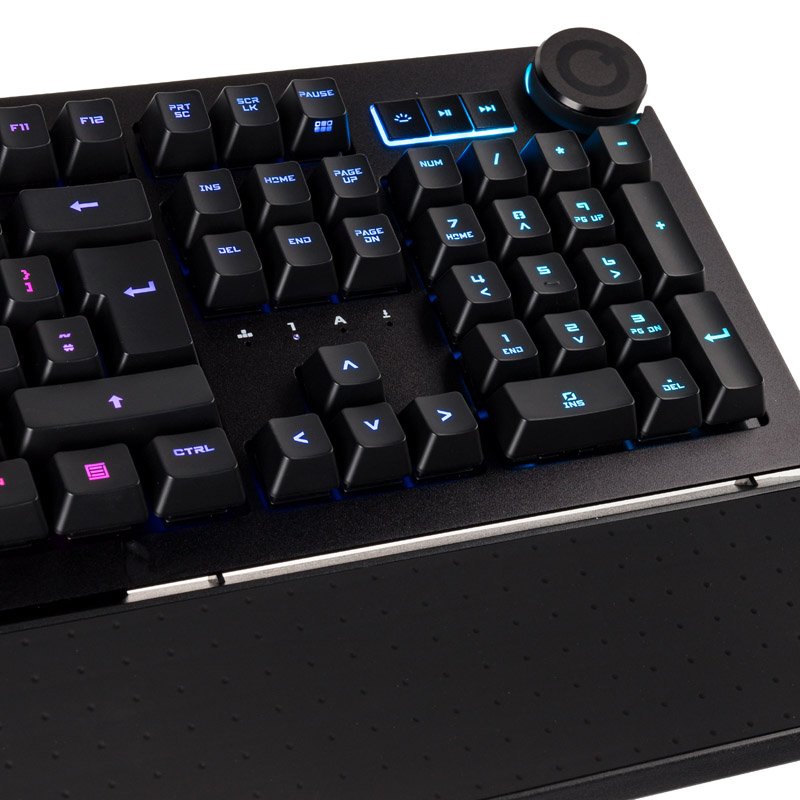 Das Keyboard - Das Keyboard 5QS Mechanical Gaming Keyboard, Omron Gamma-Zulu, UK-Layout, Black (DKPK5QSP0GZS0UKX)
