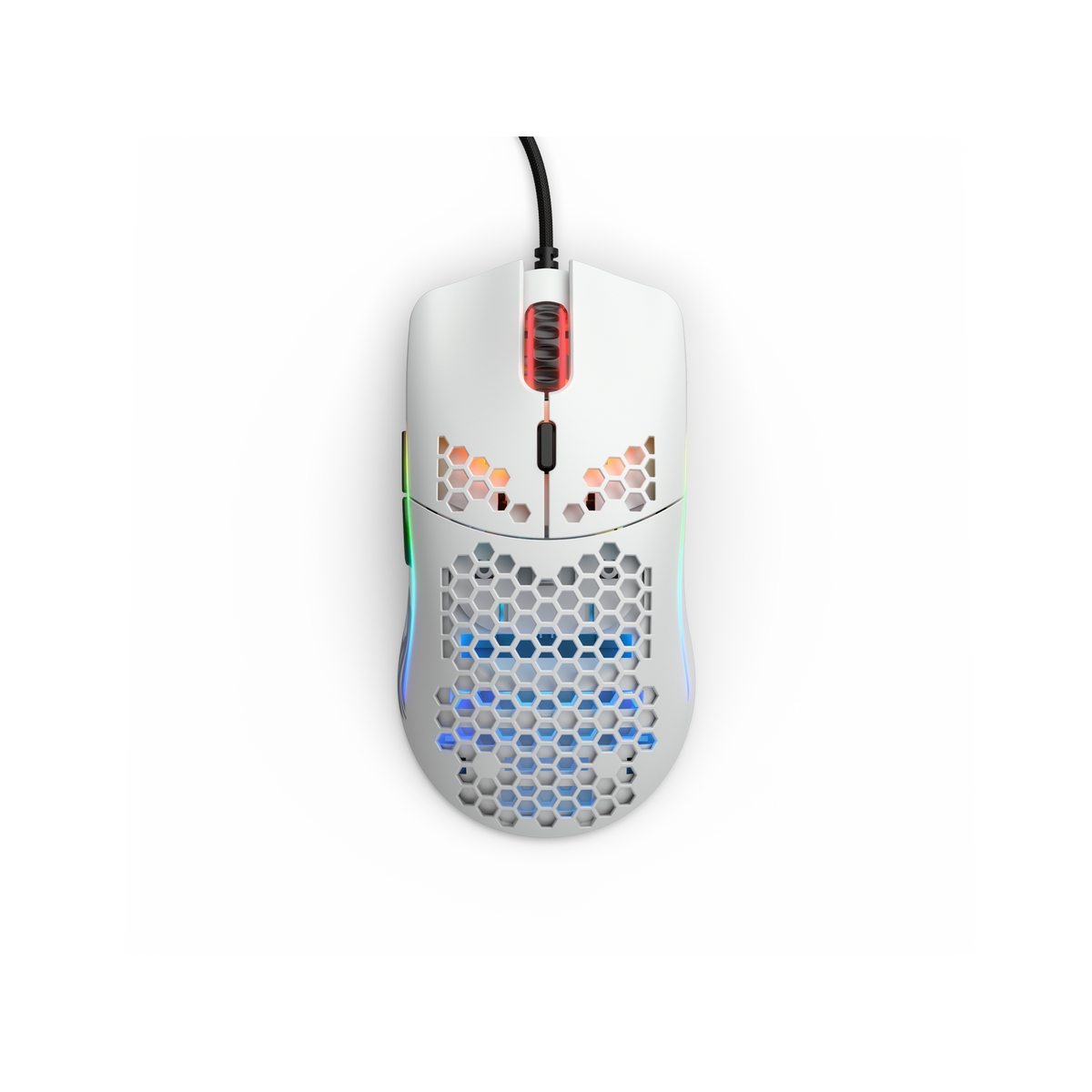 Glorious - Glorious Model O- USB RGB Odin Optical Gaming Mouse - Matte White (GOM-WHITE)