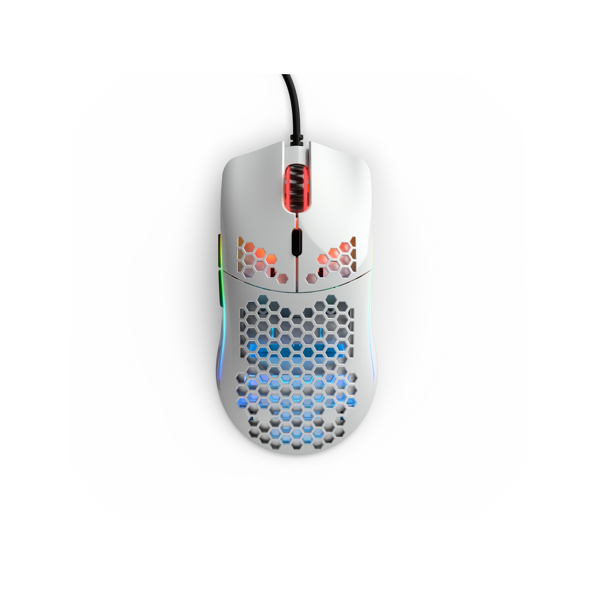 Glorious - Glorious Model O- USB RGB Odin Optical Gaming Mouse - Glossy White (GOM-GWHITE)