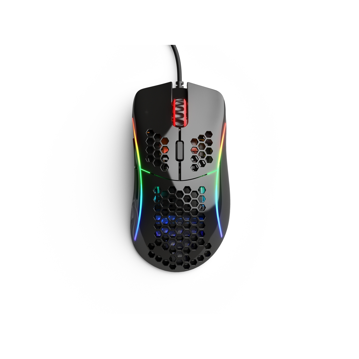Glorious Model D USB RGB Optical Gaming Mouse - Glossy Black (GD-GBLACK)