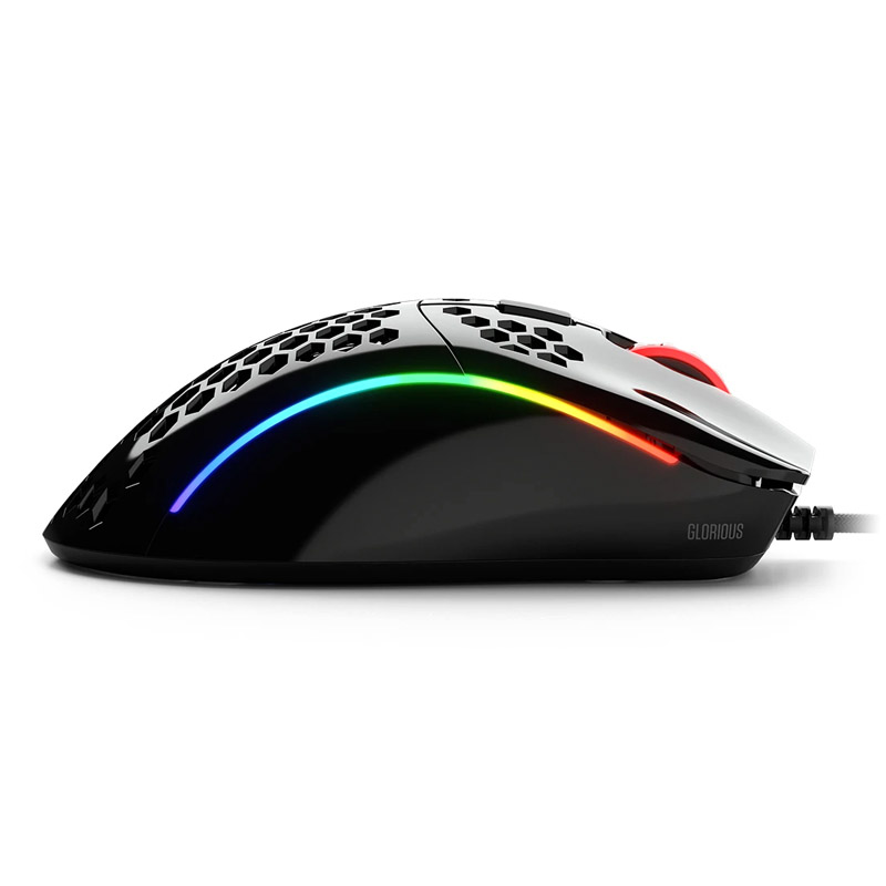 Glorious - Glorious Model D- USB RGB Optical Gaming Mouse - Glossy Black (GLO-MS-DM-GB)