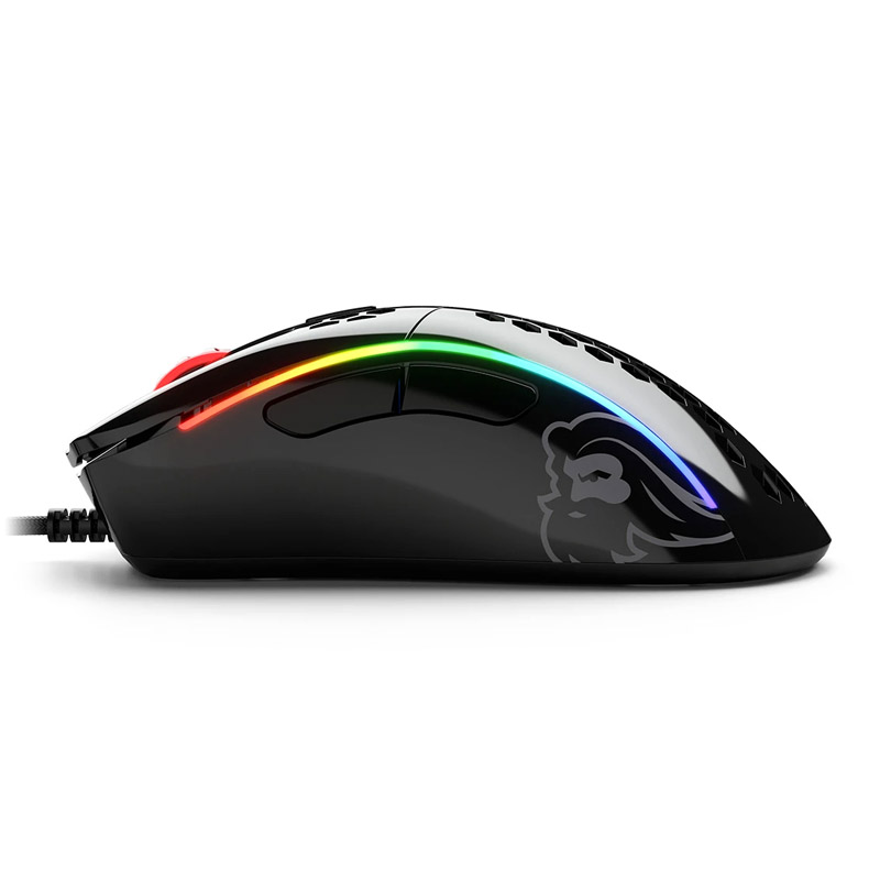 Glorious - Glorious Model D- USB RGB Optical Gaming Mouse - Glossy Black (GLO-MS-DM-GB)