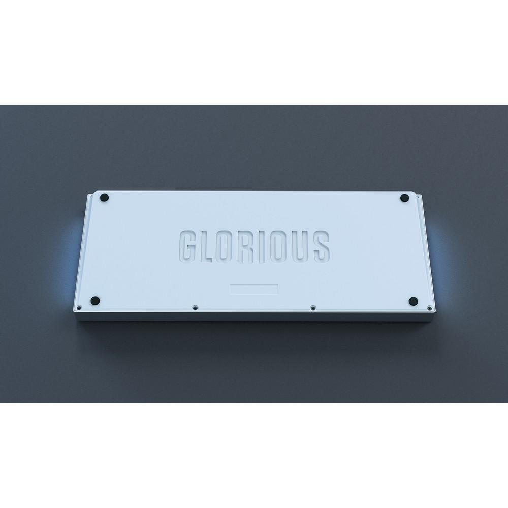 Glorious - Glorious GMMK Pro 75% Barebone - White Ice, ISO-Layout (GMMK-P75-RGB-ISO-W)