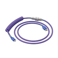 Photos - Keyboard Glorious Coiled Cable USB-C to USB-A - Purple (GLO-CBL-COIL-NEBUL 