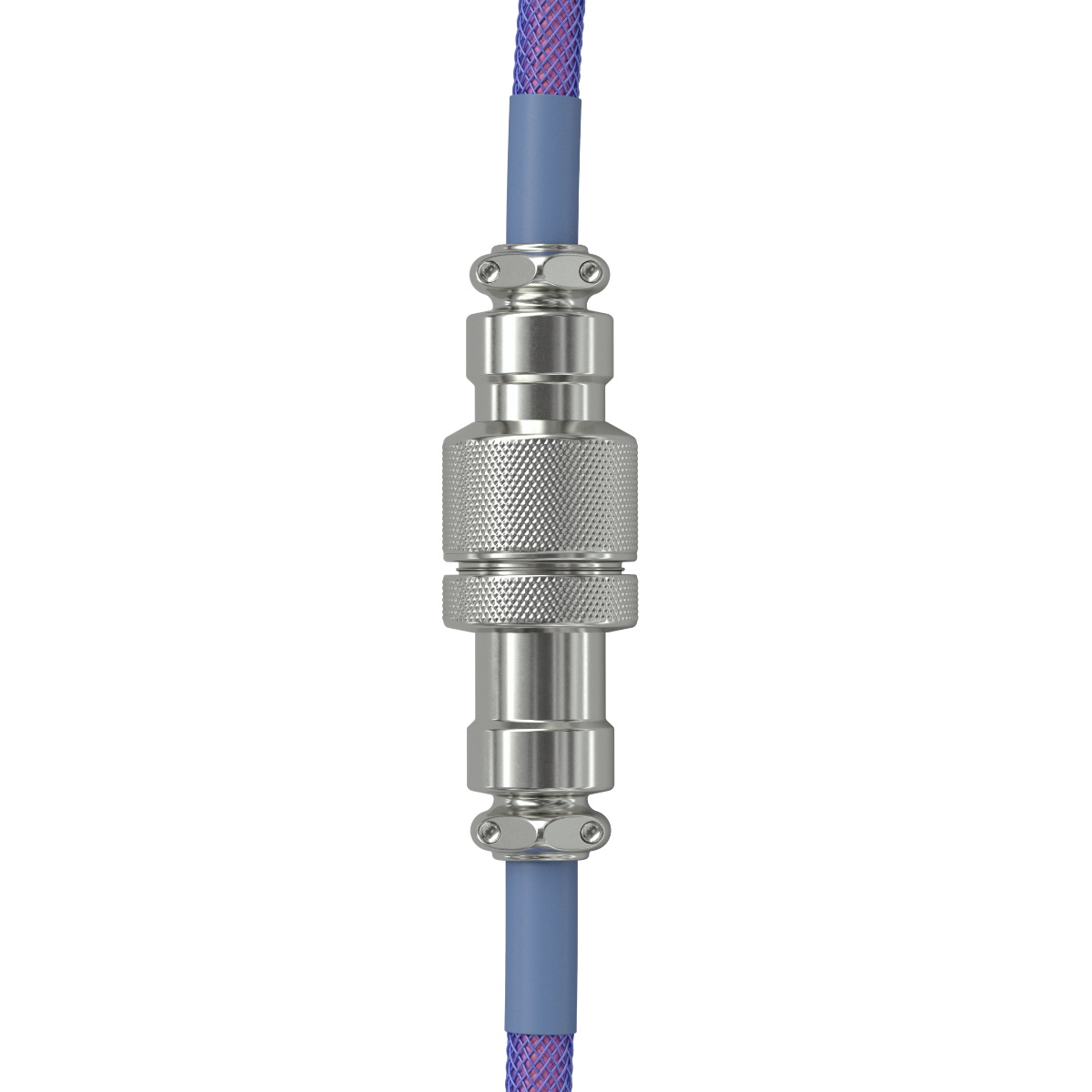 Glorious - Glorious Coiled Cable USB-C to USB-A - Purple (GLO-CBL-COIL-NEBULA)