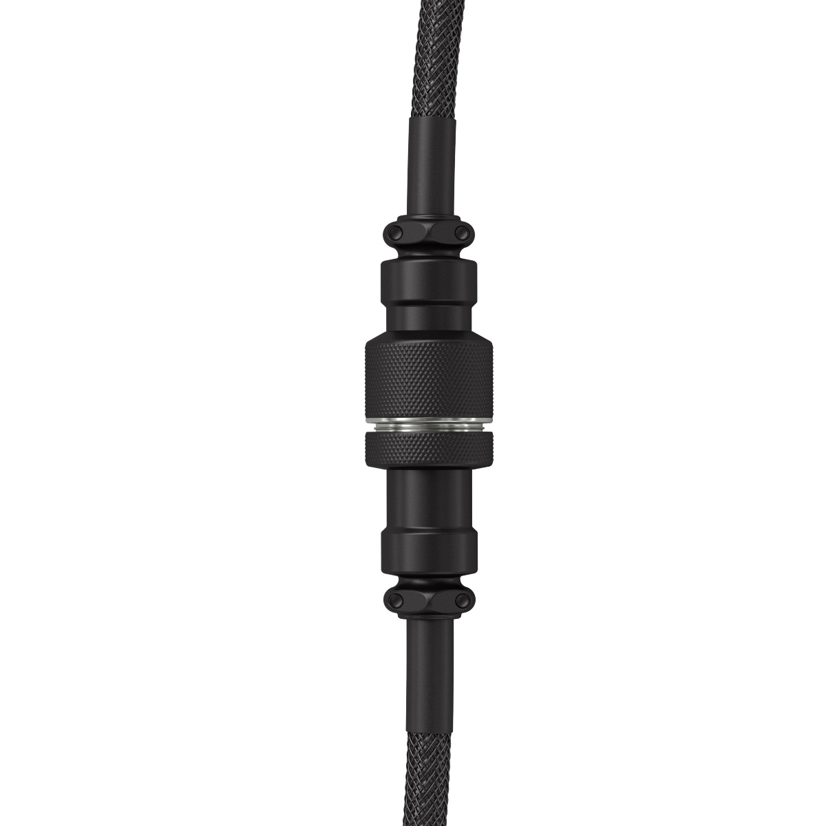 Glorious - Glorious Coiled Cable USB-C to USB-A - Phantom Black (GLO-CBL-COIL-BLACK)