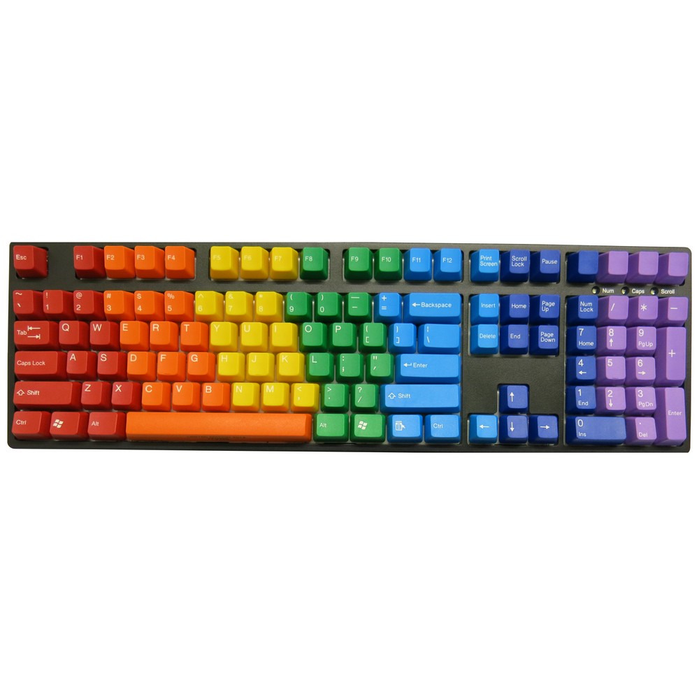 Tai-Hao Rainbow Limited Edition ABS Keycaps - US Layout