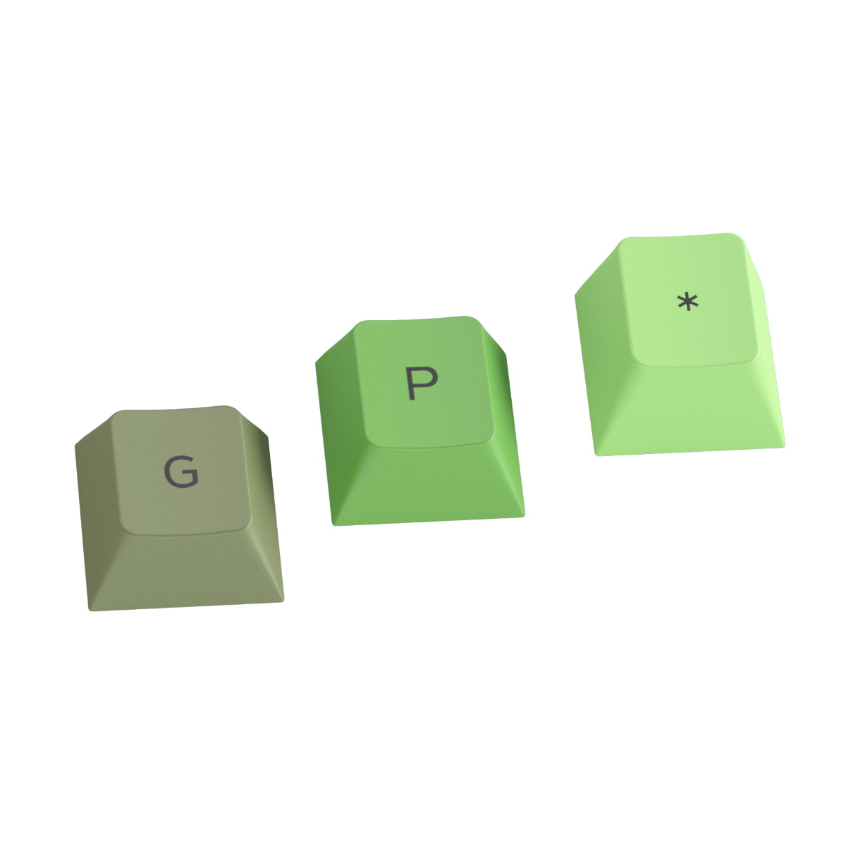 Glorious GPBT Keycaps - 114 PBT Keycaps, ANSI, US-Layout, Olive (GLO-KC-GPBT-O)