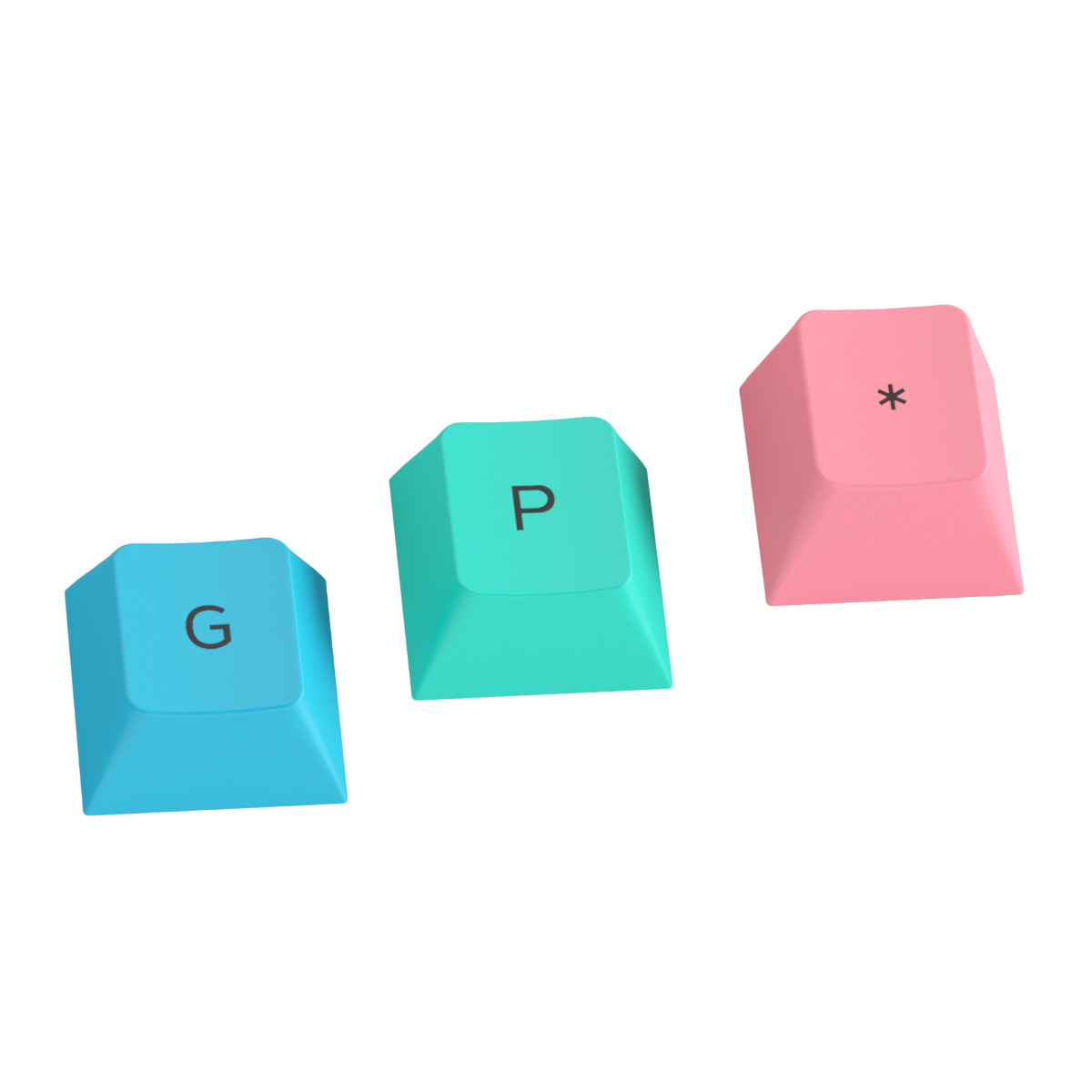 Glorious GPBT Keycaps - 114 PBT Keycaps, ANSI, US-Layout, Pastel (GLO-KC-GPBT-P)
