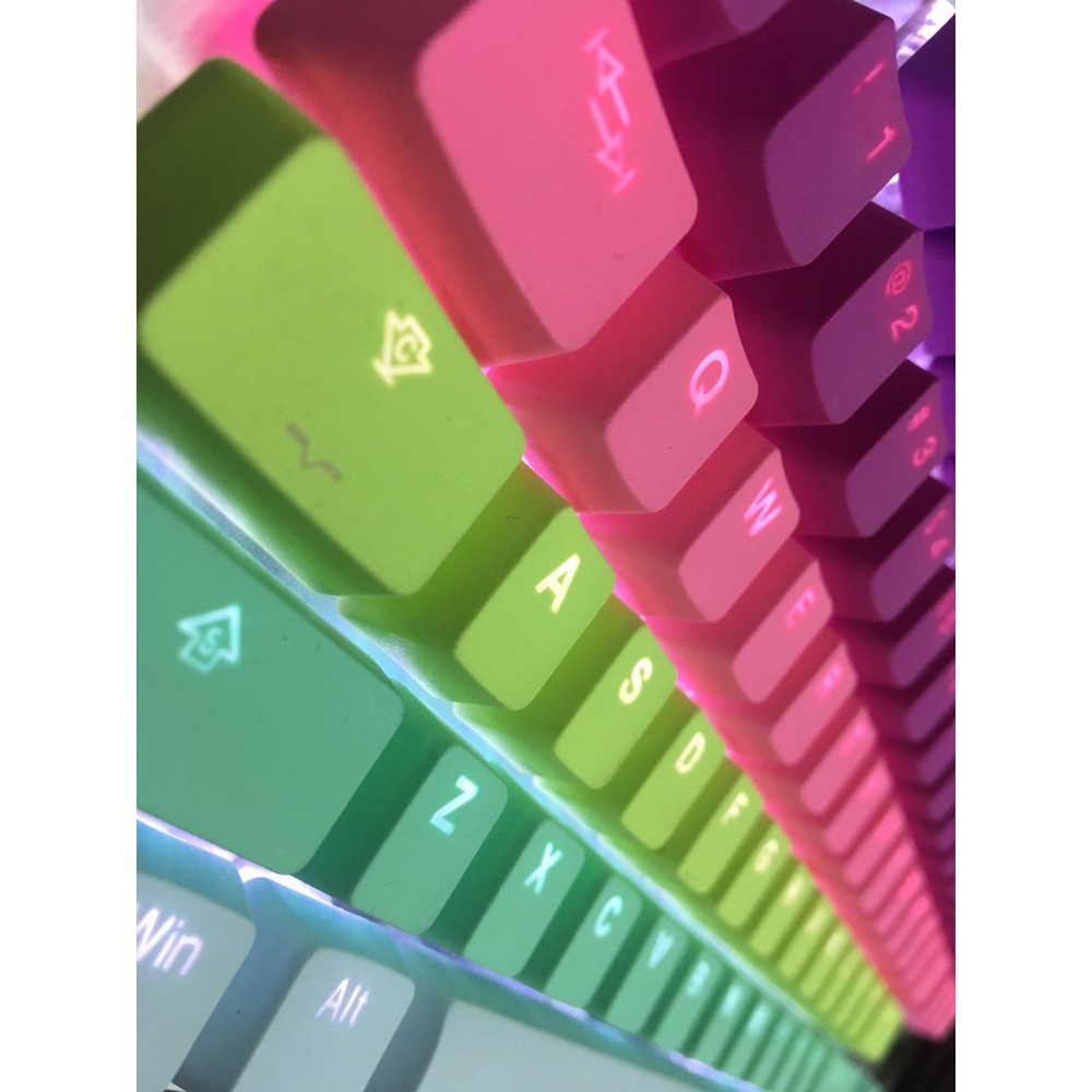 Tai Hao - Tai-Hao PBT Backlit Rainbow Sherbet UK+US 121 Keycap Set