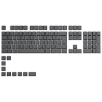 Photos - Keyboard Glorious GPBT Keycaps - 115 PBT keycaps, ISO, UK layout, Black As 