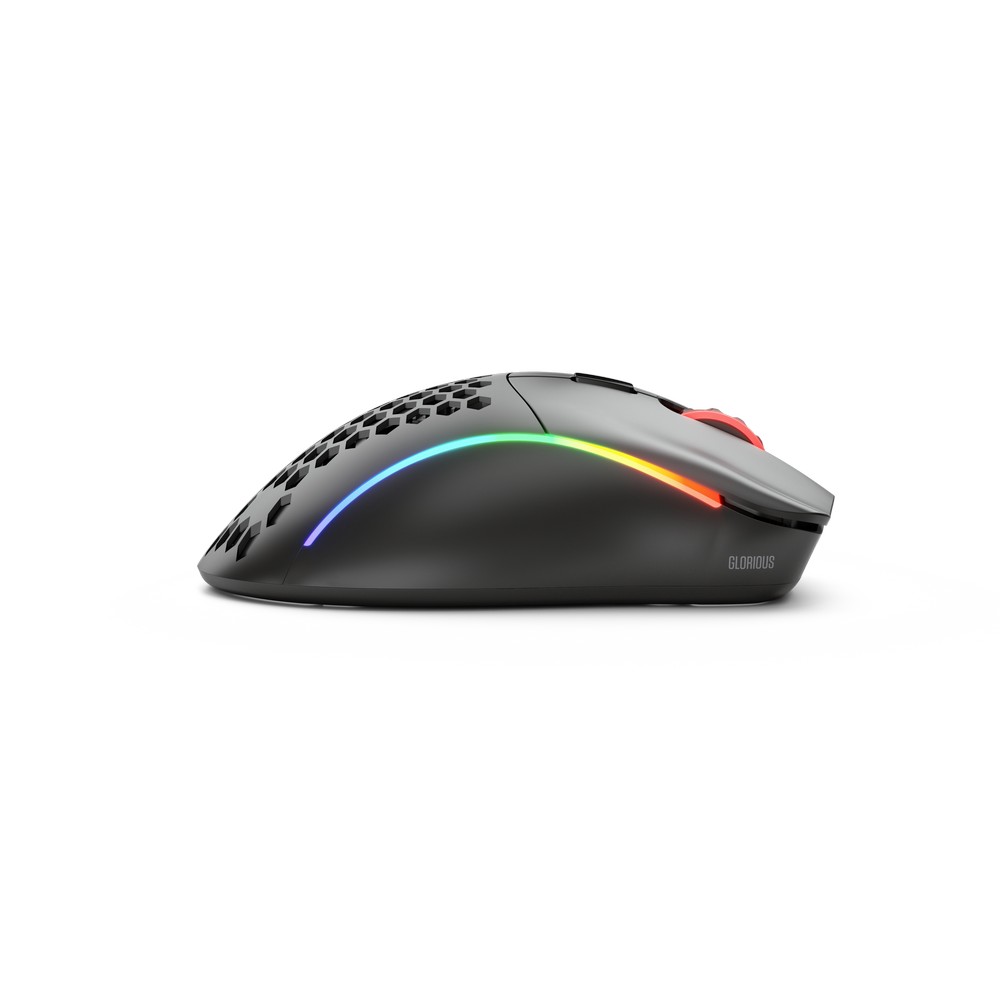 Glorious - Glorious Model D- Wireless RGB Optical Gaming Mouse - Matte Black (GLO-MS-DMW-MB)